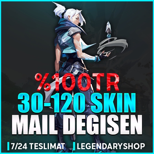  100TR 30-120 SKİN MAİL DEĞİŞEN RANDOM HESAPLAR